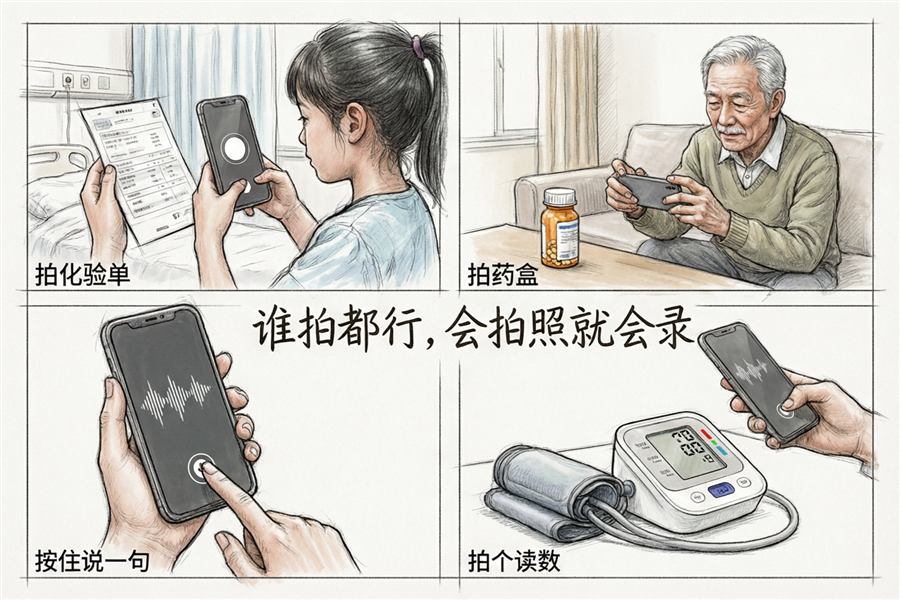 全家四种录入场景
